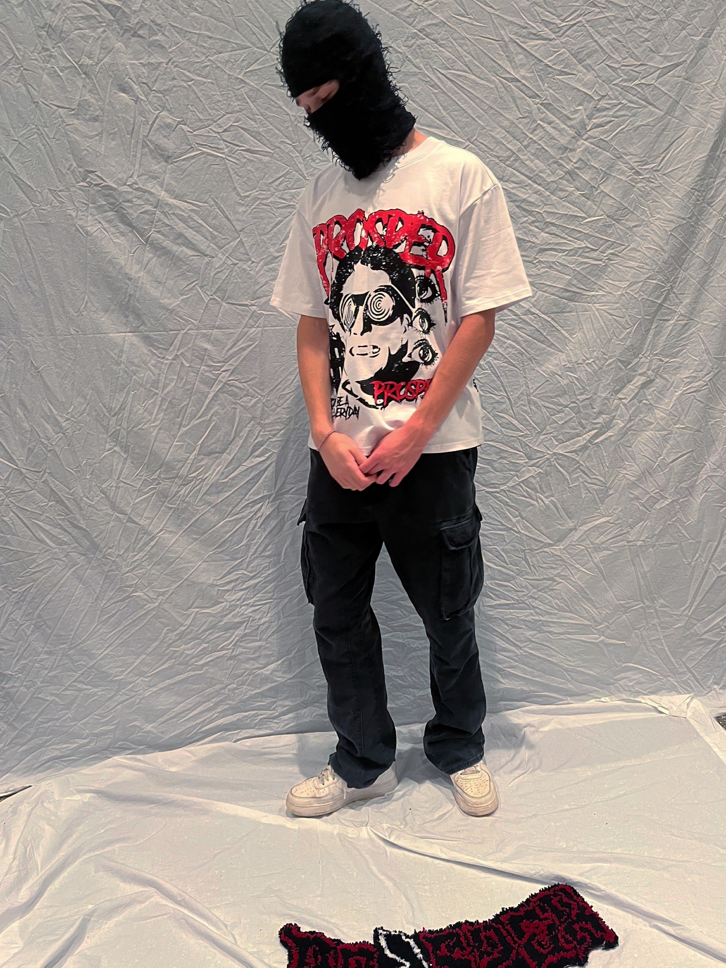 Ski mask streetwear look